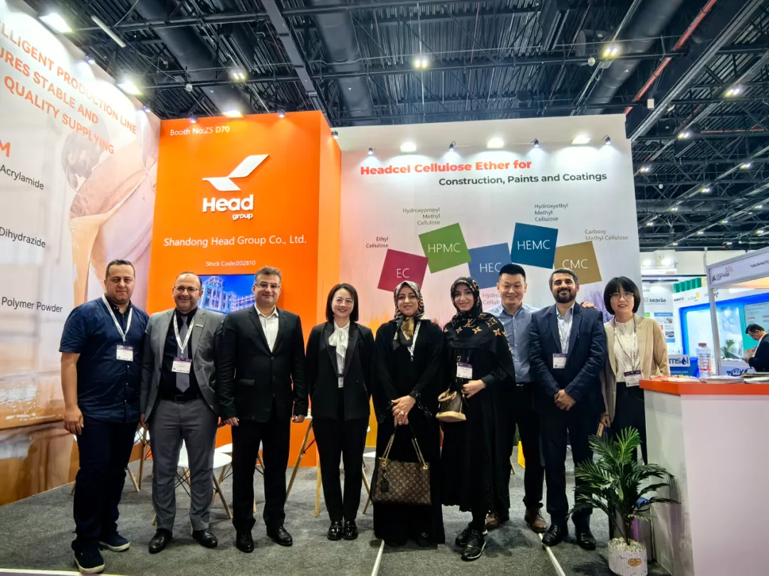 “展”出風采！赫達集團攜Headcel纖維素醚實力亮相2024中東涂料展！